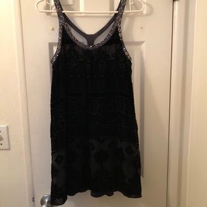 Free people velvet/sequin dress